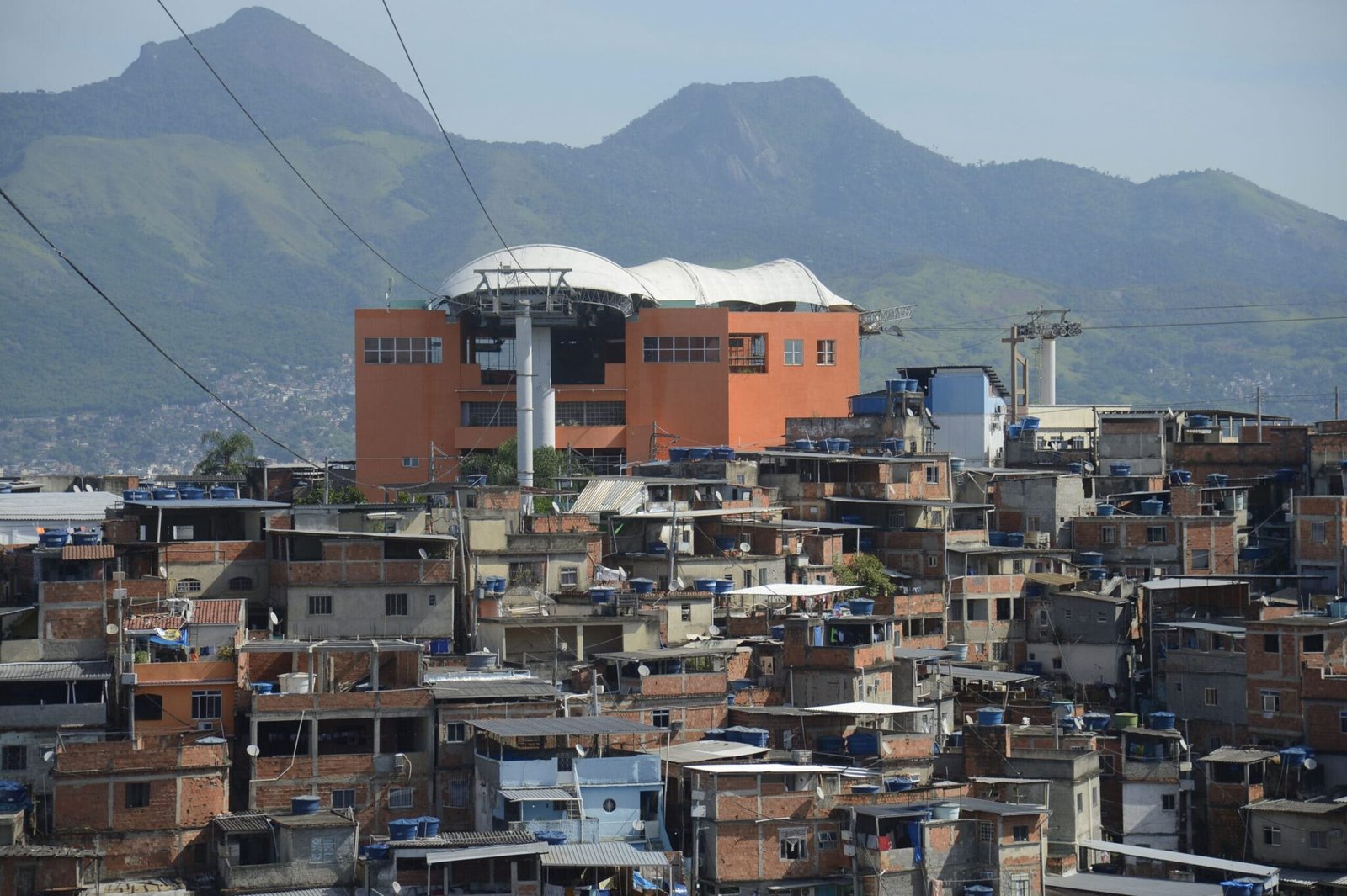 Vista aérea do Complexo do Alemão